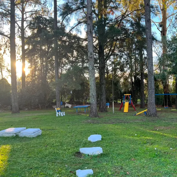 A pracinha no fim da tarde
